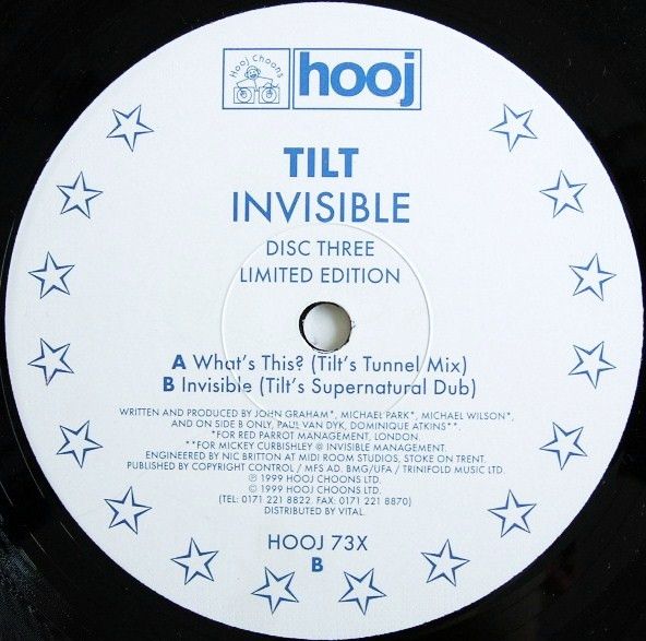 Tilt - Invisible (Disc 3) / What's This - Hooj Choons