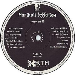 Marshall Jefferson - Jump On It - KTM