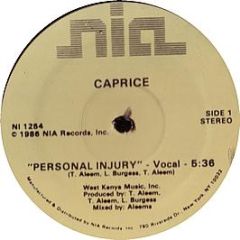 Caprice - Personal Injury - NIA