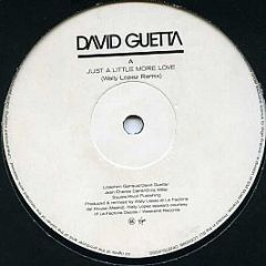 David Guetta - Just A Little More Love - Virgin