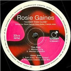 Rosie Gaines - Closer Than Close - Big Bang
