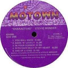 Stevie Wonder - Characters - Motown