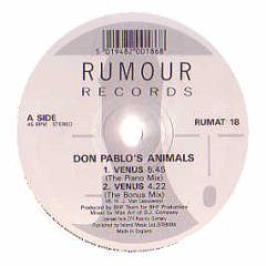 Don Pablos Animals - Venus - Rumour Records