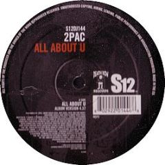 2Pac - All About U / Thug Passion - Death Row Records, Simply Vinyl S12