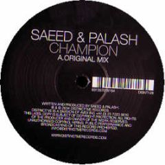Saeed & Palash - Champion - Distinctive
