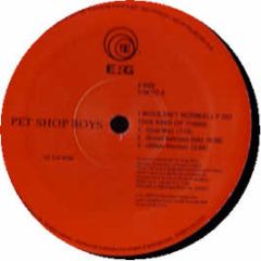 Pet Shop Boys - I Wouldn't Normally Do This Kind Of Thing - ERG