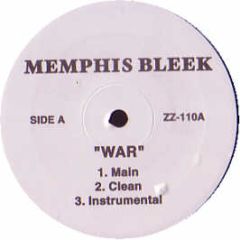 Memphis Bleek / Mallicious - War / That's Me / What Happened - ZZ 