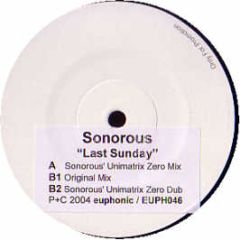 Sonorous - Last Sunday - Euphonic