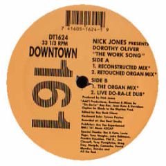Nick Jones Ft Dorothy Oliver - The Work Song - Downtown 161