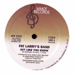 Fat Larry's Band - Act Like You Know - Wmot Records