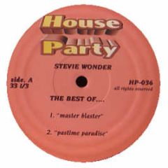 Stevie Wonder - The Best Of - House Party