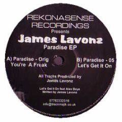 James Lavonz - Paradise EP - Rekonasense Recordings 3