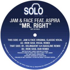 Jam & Face Feat. Aspira - Mr Right - Solo 