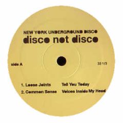 Loose Joints / Connie Case - Tell You Today / Get Down - Disco Not Disco