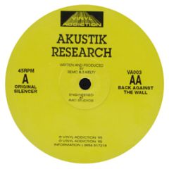 Akustik Research - Original Silencer - Vinyl Addiction