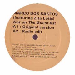 Marco Dos Santos - Not On The Guest-List - Kitsune 
