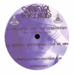 Unlawful DJ's - No Scrubbers (Purple Vinyl) - Criminal Records