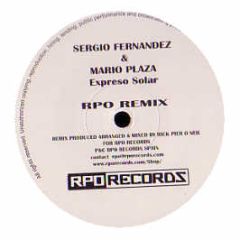 Sergio Fernandez & Mario Plaza - Express Solar - Rpo Records