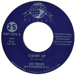 Lee Fields & Sugarman & Co.  - Stand Up - Daptone Records
