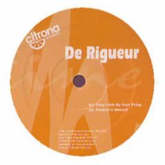 De Rigueur - Time I Got My Own Thing - Citrona