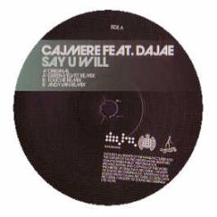 Cajmere Feat Dajae - Say U Will - Data
