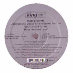 Underground Dance Artists United For Life Feat. Barbara Tucker - Most Precious Love - BPM King Street Sounds