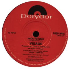 Visage - Fade To Grey - Polydor