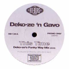 Deko-Ze N Gavo - This Time - Hi Bias