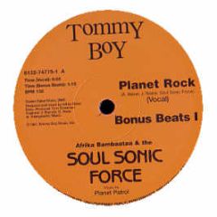 Afrika Bambaataa & Soul Sonic Force - Planet Rock - Tommy Boy Re-Press