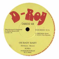Sonia / D-Roy Band - Oh Baby Baby / Back Street Dub - D-Roy Records
