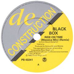 Black Box - Ride On Time (Remix) - Deconstruction