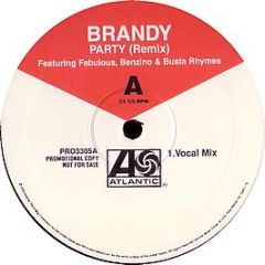Brandy Ft Busta Rhymes & Fabulous - Party - Atlantic