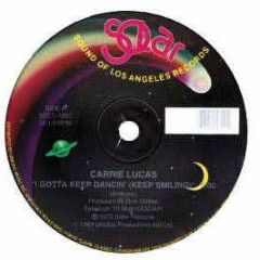 Carrie Lucas - Dance With You / Gotta Keep Dancin - Solar