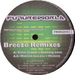 Katie Jewels / Manian Feat Aila - Burning Love / Heaven (Breeze Remixes) - Future World