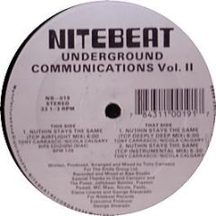 Tony Carrasco - Underground Communications Vol. 2 - Nitebeat