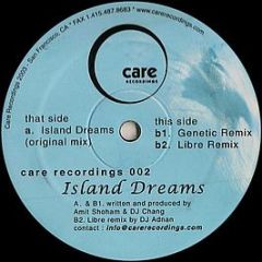 Amit Shoham & DJ Chang - Island Dreams - Care Recordings 2