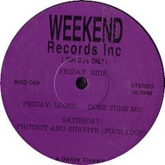DJ Harvey - Done Turn Me - Weekend Records 