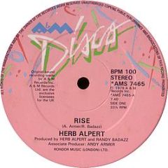 Herb Alpert - Rise - A&M