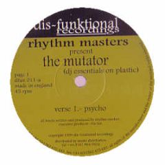 Rhythm Masters Present - The Mutator EP - Dis-Funktional