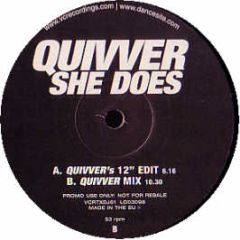 Quivver (Stoneproof) - She Does - Vc Recordings