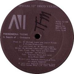 In Search Of Orchestra - Phenomena Theme - Avi Records
