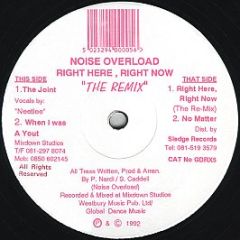 Noise Overload - Right Here Right Now (The Remix) - Global Dance