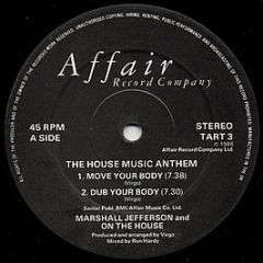 Marshall Jefferson - House Music Anthem - Affair Records