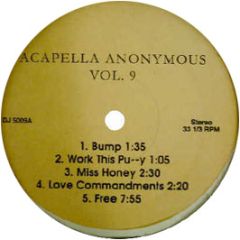 Acappella Anonymous - Volume 9 - DJ Essentials