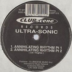 Ultra-Sonic - Arpeggio - Clubscene Records