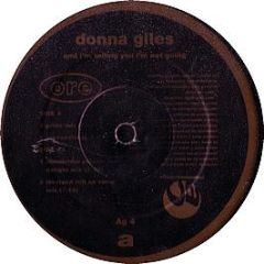 Donna Giles - And I'm Telling You I'm Not Going - ORE