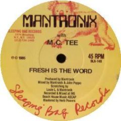 Mantronix - Fresh Is The Word - Sleeping Bag Re-Press