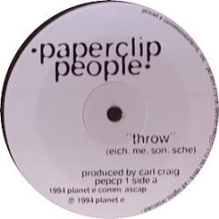 Paperclip People - Throw / Remake (Clear Vinyl) - Planet E