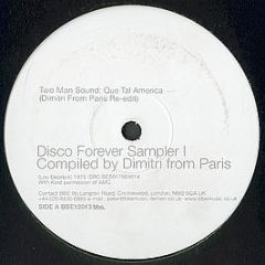 Dimitri From Paris Presents - Disco Forever (Sampler i) - B.B.E