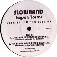 Jayson Torres - Slow Hand - Radar
